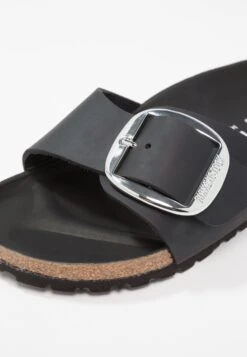 Birkenstock Madrid Big Buckle - Chaussons - Black -Birkenstock 014fac419bb8491aba563e52f567e825