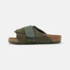 Birkenstock Kyoto Vl Nu Thyme Unisex - Mules - Brown