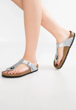 Birkenstock Gizeh Regular - Tongs - Silver