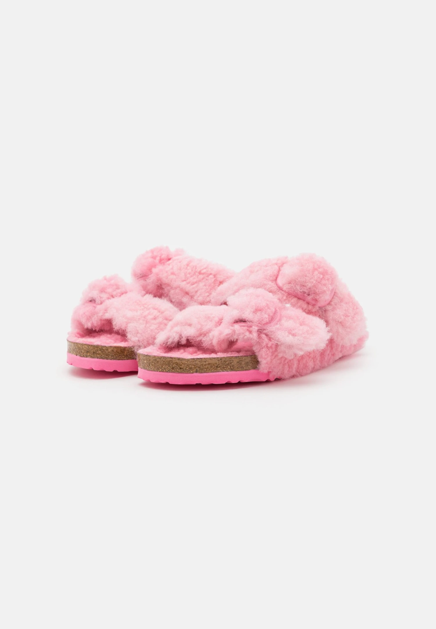 Birkenstock Arizona Big Buckle Regular - Chaussons - Teddy Candypink 3 Birkenstock Arizona Big Buckle Regular - Chaussons - Teddy Candypink – Image 3