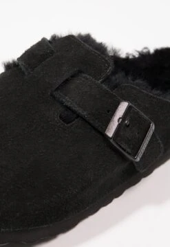 Birkenstock Boston - Chaussons - Black -Birkenstock 205d8734fd324a088711282ea2bb390d