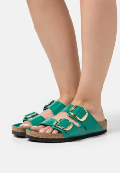 Birkenstock Arizona - Chaussons - High Shine Green