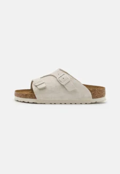Birkenstock Zürich Unisex - Chaussons - Antique White