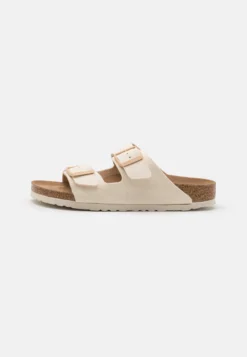Birkenstock Arizona Tex Unisex - Chaussons - Eggshell