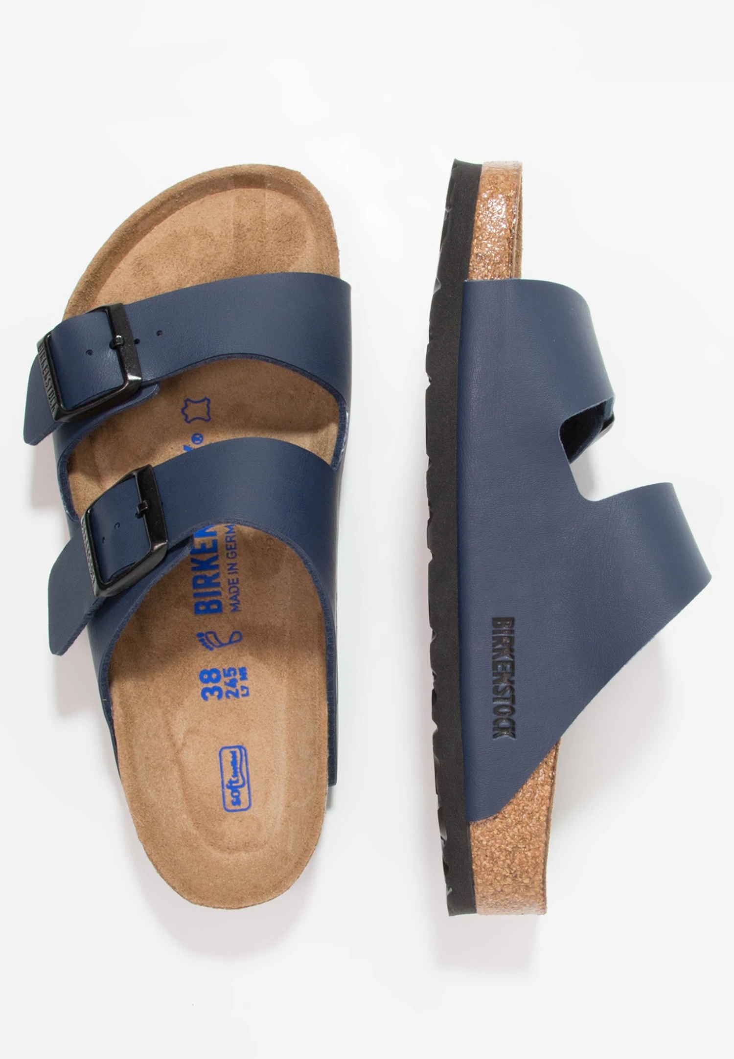 Birkenstock Arizona Sfb Bf Regular - Chaussons - Blue 2 Birkenstock Arizona Sfb Bf Regular - Chaussons - Blue – Image 2