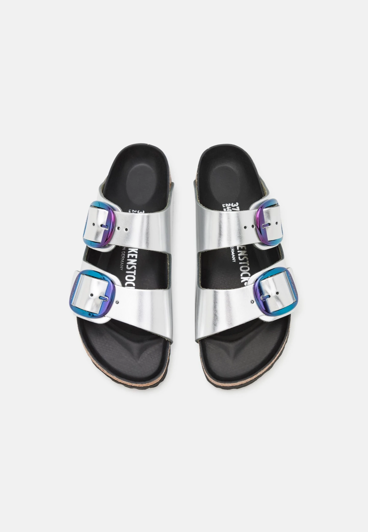 Birkenstock Arizona Lena - Chaussons - Iridescent Silver 6 Birkenstock Arizona Lena - Chaussons - Iridescent Silver – Image 6