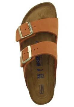 Birkenstock Arizona Sfb Nubuck Narrow - Mules - Pecan -Birkenstock 3dda334af595443da6c6f1b85d56e87b