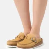 Birkenstock Buckley Narrow Fit - Chaussons - Latte Cream
