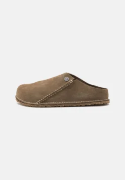 Birkenstock Zermatt Premium - Chaussons - Gray Taupe