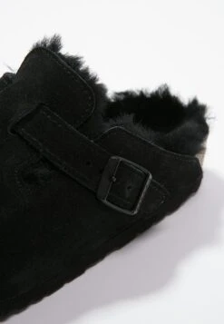 Birkenstock Boston - Chaussons - Black -Birkenstock 4d425bb4d01749029dd7fa4f9a254880