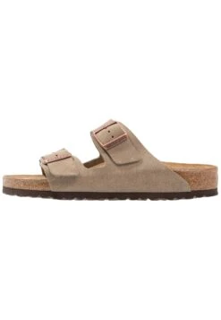 Birkenstock Arizona Soft Footbed Narrow Fit - Mules - Taupe