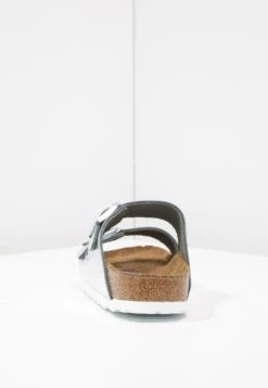 Birkenstock Arizona Nl Sfb Narrow - Mules - Metallic Silver -Birkenstock 5c4de674c2654ef79a94992e2ada12f4