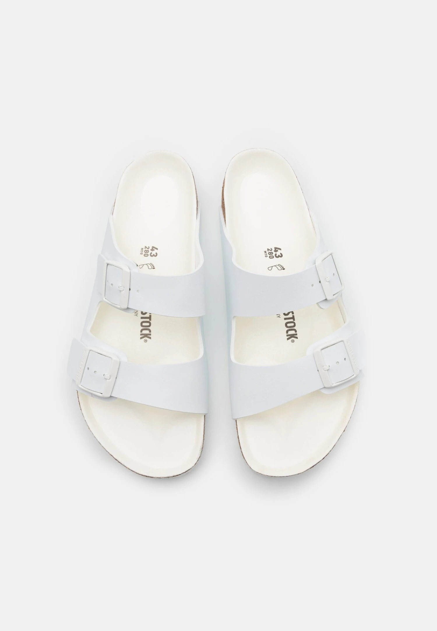 Birkenstock Arizona Triple Unisex - Mules - White 4 Birkenstock Arizona Triple Unisex - Mules - White – Image 4