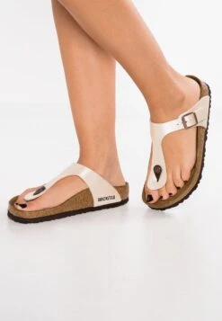 Birkenstock Gizeh Bf Regular - Tongs - Pearl White
