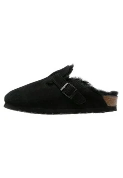 Birkenstock Boston - Chaussons - Black