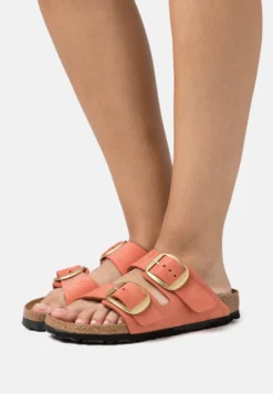 Birkenstock Arizona Big Buckle - Chaussons - Mars Red