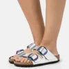 Birkenstock Arizona Lena - Chaussons - Iridescent Silver