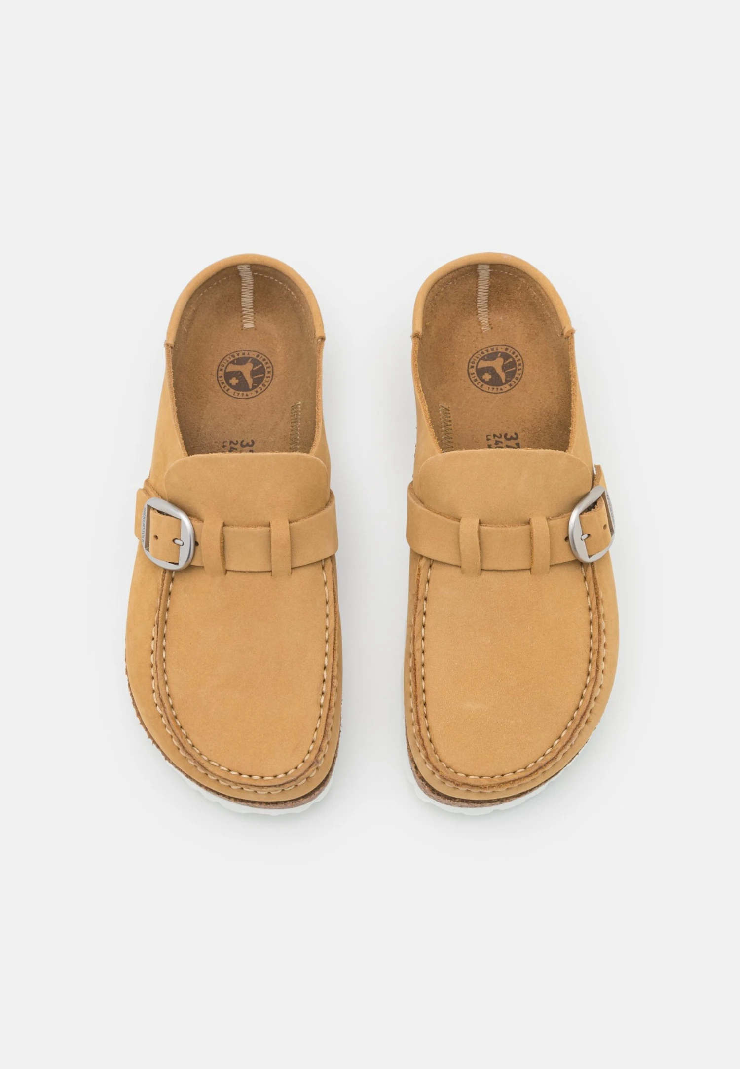 Birkenstock Buckley Narrow Fit - Chaussons - Latte Cream 6 Birkenstock Buckley Narrow Fit - Chaussons - Latte Cream – Image 6