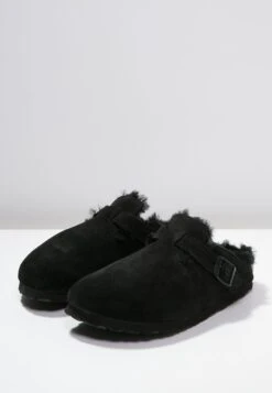 Birkenstock Boston - Chaussons - Black -Birkenstock 931ffa6163fd49c2a915464261460b67