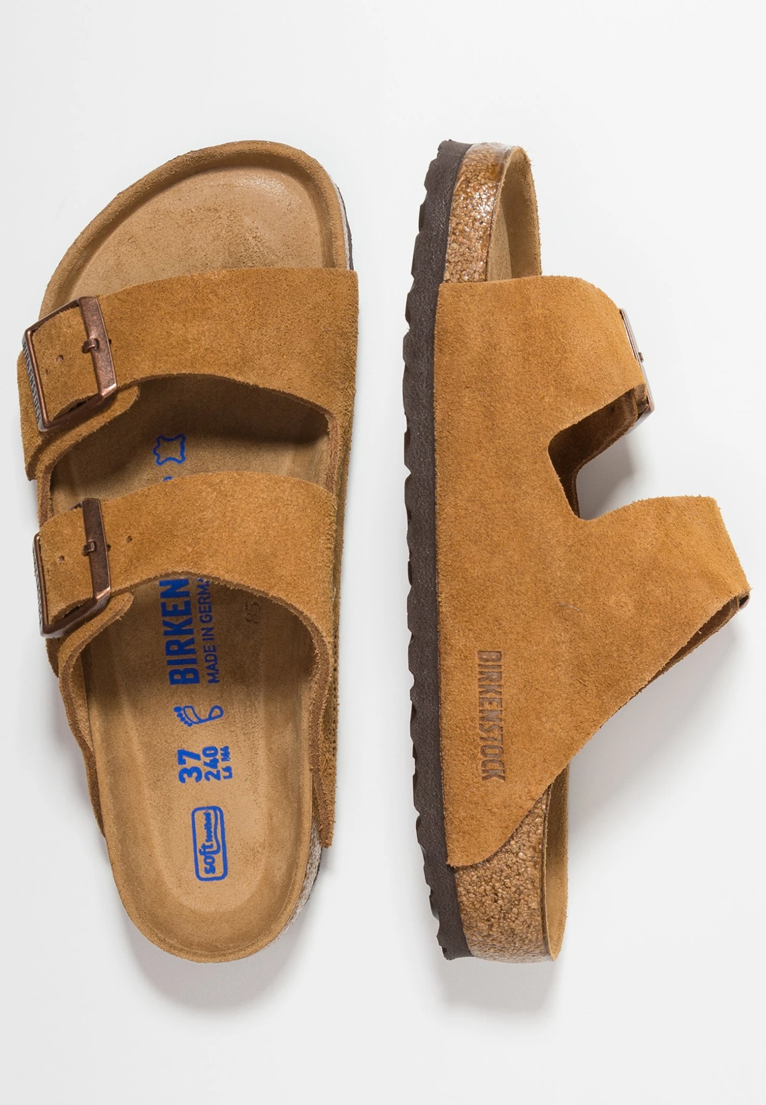 Birkenstock Arizona Soft Footbed Unisex - Chaussons - Tan 2 Birkenstock Arizona Soft Footbed Unisex - Chaussons - Tan – Image 2