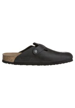Birkenstock Boston - Chaussons - Schwarz -Birkenstock 9981d3fd0be845a1a4f5e5b59c0c2503