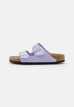 Birkenstock Arizona Vegan Narrow Fit - Chaussons - Soft Purple Fog