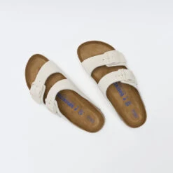 Birkenstock - Arizona SFB VL Men (Ancient White) -Birkenstock Birkenstock Arizona SFB VL Antique White regular fit 6