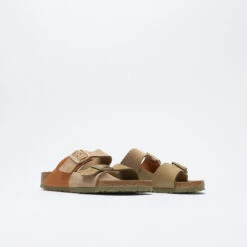 Birkenstock -Birkenstock Birkenstock Arizona Split Sandcastle Faded Khaki 2