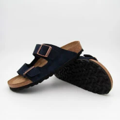Birkenstock Sandales Arizona SFB Suede Leather Navy Women -Birkenstock Birkenstock Sandales Arizona SFB Suede Leather Navy women 03