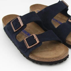 Birkenstock Sandales Arizona SFB Suede Leather Navy Women -Birkenstock Birkenstock Sandales Arizona SFB Suede Leather Navy women 06