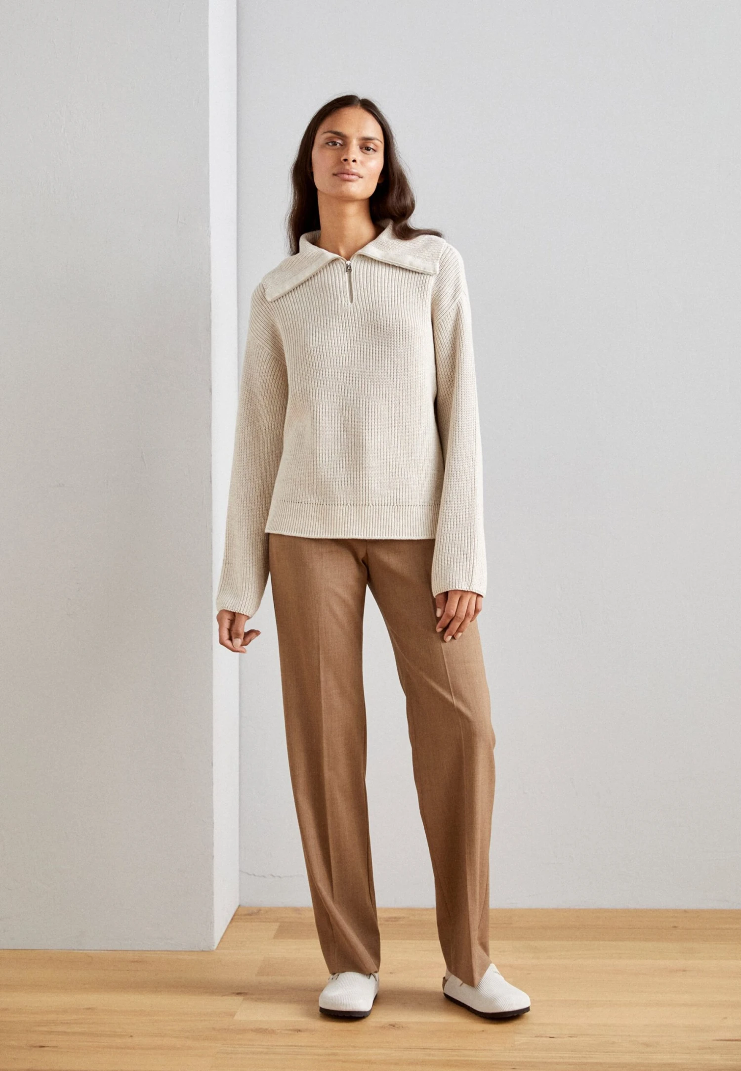 Birkenstock Boston - Chaussons - Antique White 3 Birkenstock Boston - Chaussons - Antique White – Image 3