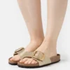 Birkenstock Madrid Big Buckle Narrow Fit - Chaussons - Metallic Gold