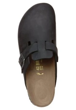 Birkenstock Boston - Chaussons - Schwarz -Birkenstock ad20a3cb7e8a44b185683289b7958327