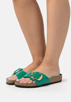 Birkenstock Madrid - Chaussons - High Shine Green