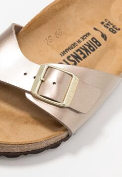 Birkenstock Madrid - Chaussons - Electric Metallic Taupe -Birkenstock b1ed5adbc86842178c0c1b602f65b805