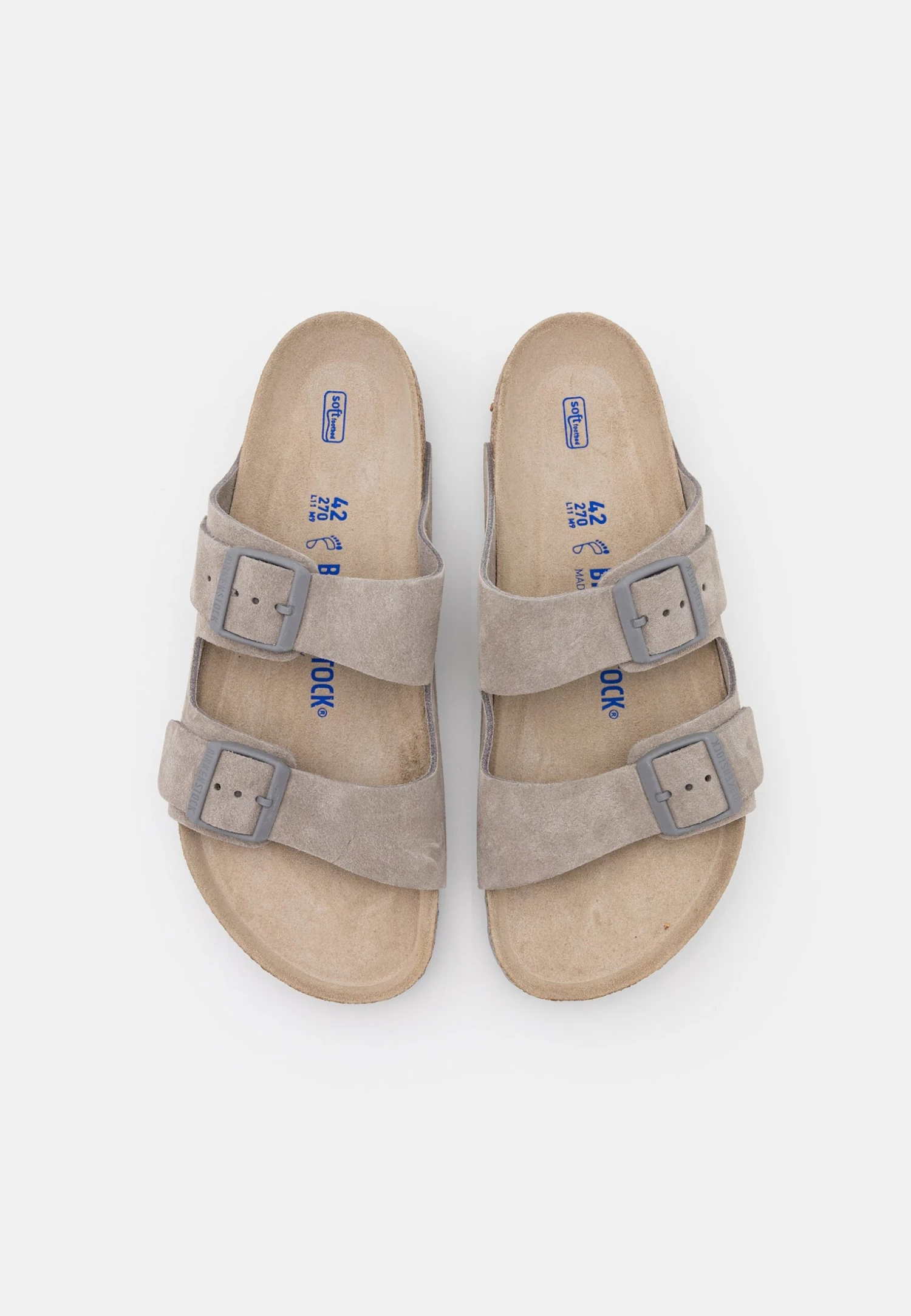 Birkenstock Arizona Soft Footbed Unisex - Chaussons - Stone Coin 4 Birkenstock Arizona Soft Footbed Unisex - Chaussons - Stone Coin – Image 4