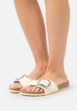 Birkenstock Madrid Big Buckle Narrow - Mules - High Shine Butter