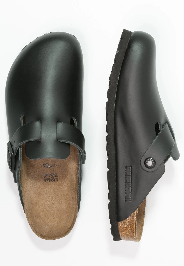 Birkenstock Boston Narrow Fit - Chaussons - Schwarz 7 Birkenstock Boston Narrow Fit - Chaussons - Schwarz – Image 7