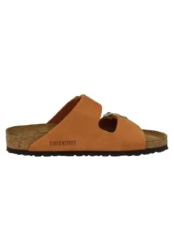 Birkenstock Arizona Sfb Nubuck Narrow - Mules - Pecan -Birkenstock cae79a83fe764ed2aef9142080ee9490