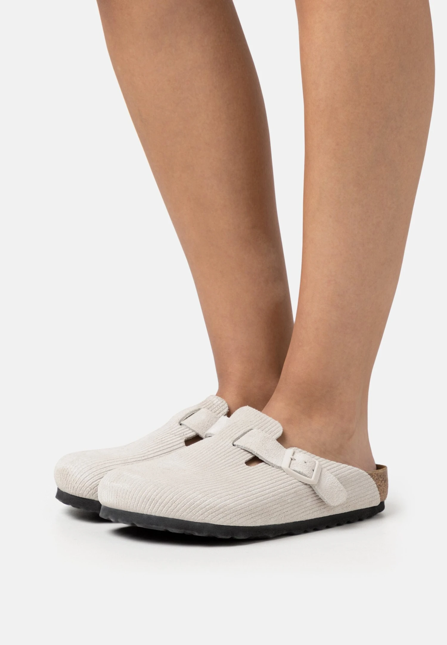 Birkenstock Boston Leve - Chaussons - Antique White 1 Birkenstock Boston Leve - Chaussons - Antique White