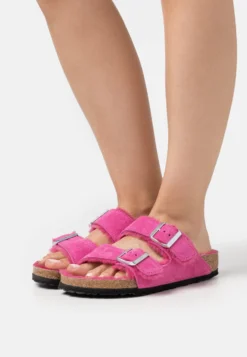 Birkenstock Arizona - Chaussons - Fuchsia Tulip
