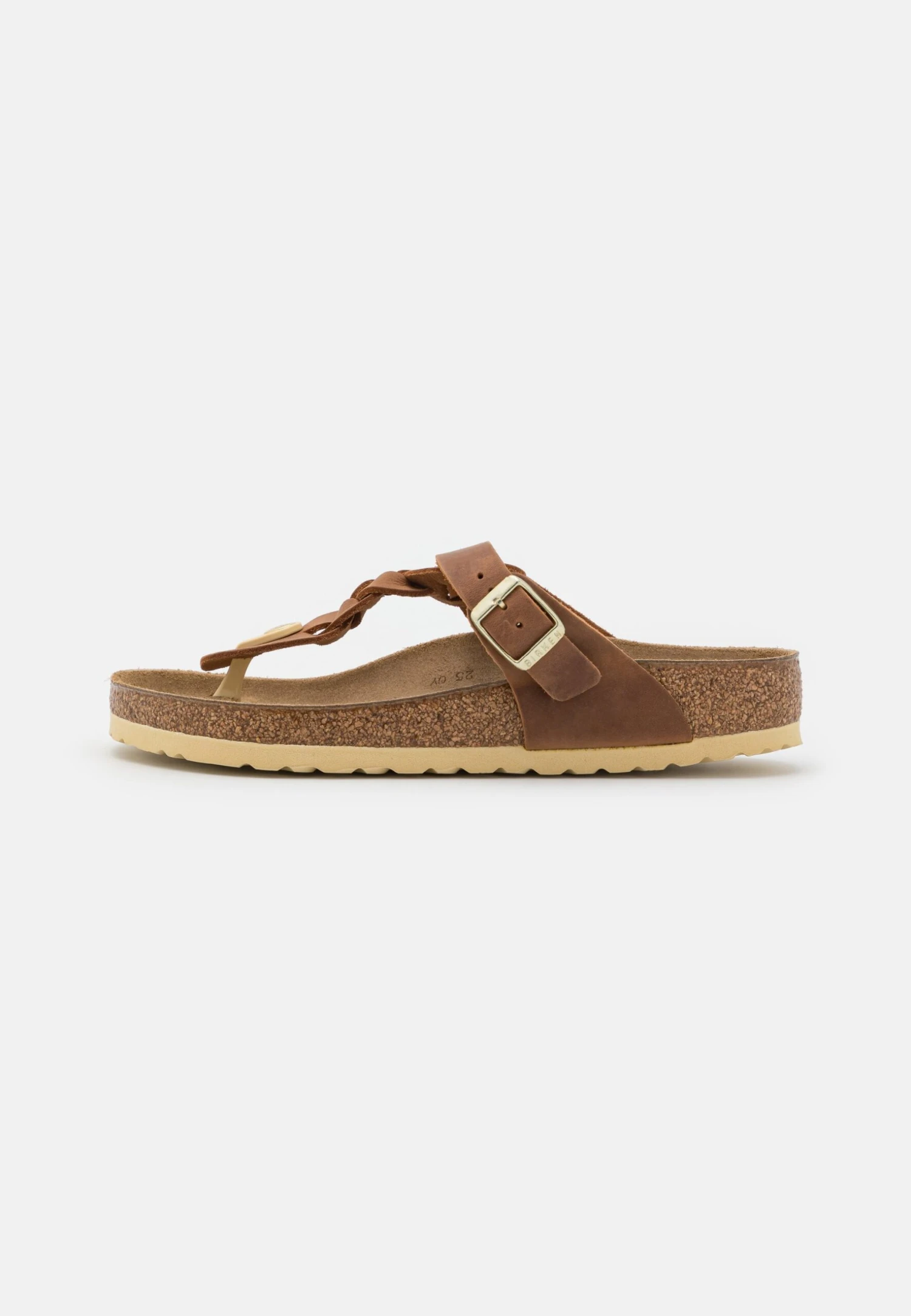 Birkenstock Gizeh Braided Fl Regular - Chaussons - Cognac 2 Birkenstock Gizeh Braided Fl Regular - Chaussons - Cognac – Image 2