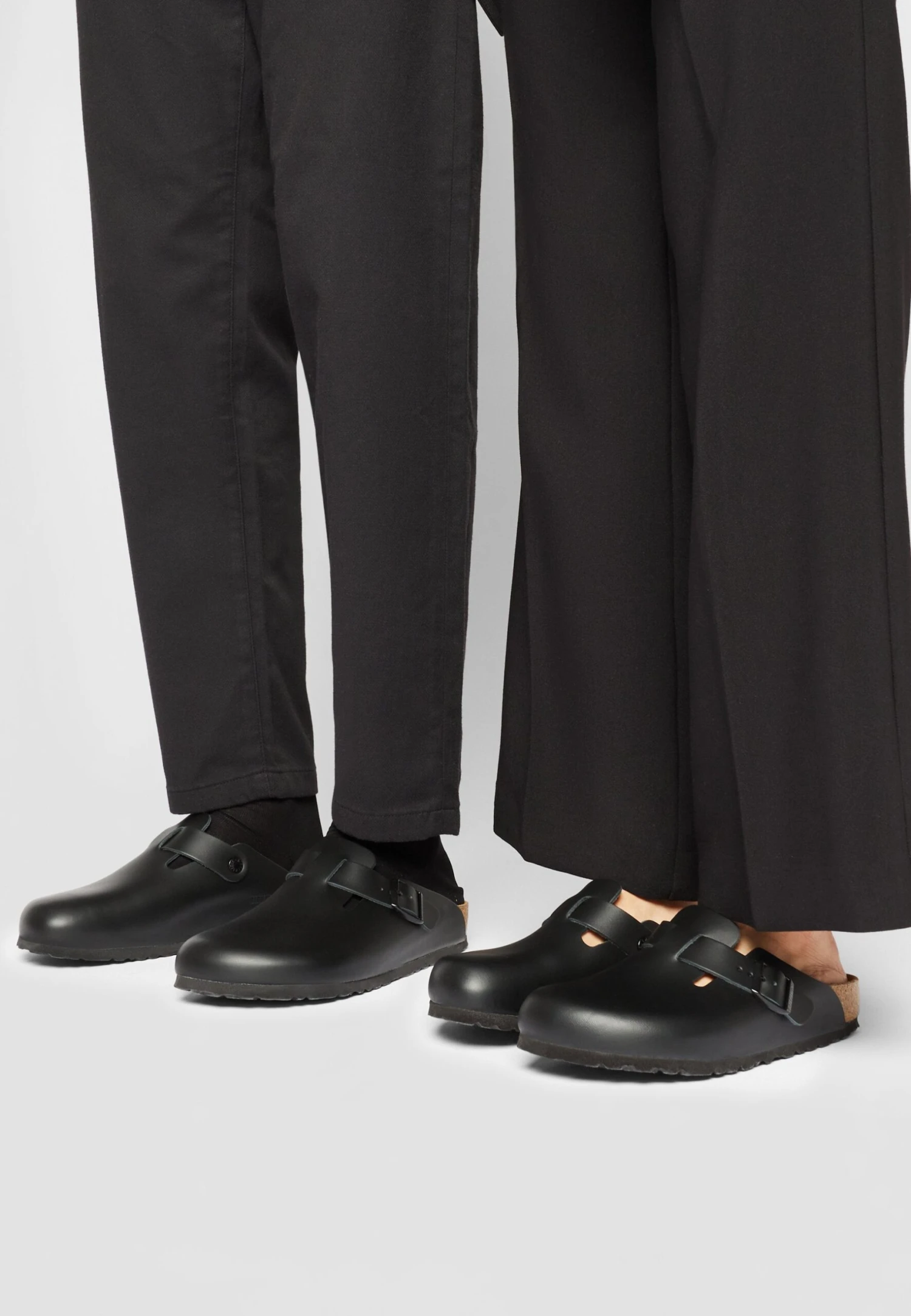 Birkenstock Boston Narrow Fit - Chaussons - Schwarz 4 Birkenstock Boston Narrow Fit - Chaussons - Schwarz – Image 4