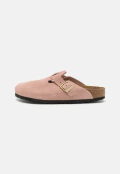 Birkenstock Boston Unisex - Chaussons - Light Rose