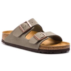 Mules / Sandales De Bain Birkenstock Arizona Bs 0151213 Stone