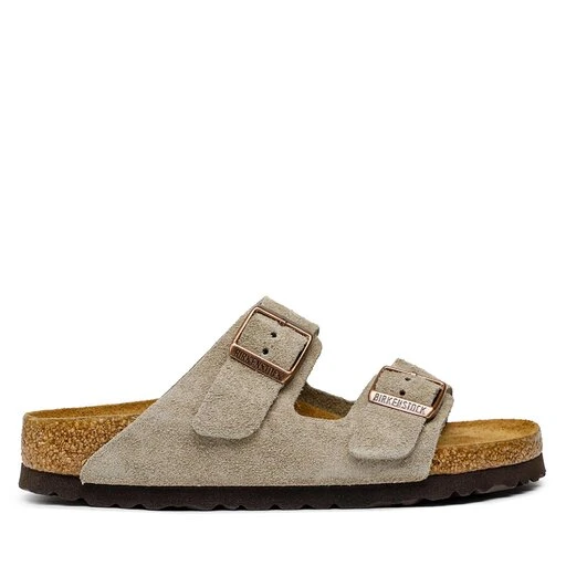 Mules / Sandales De Bain Birkenstock Arizona Bs 0951303 Taupe 2 Mules / Sandales De Bain Birkenstock Arizona Bs 0951303 Taupe – Image 2