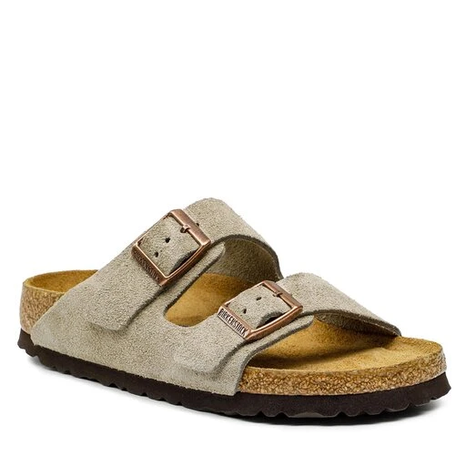 Mules / Sandales De Bain Birkenstock Arizona Bs 0951303 Taupe 1 Mules / Sandales De Bain Birkenstock Arizona Bs 0951303 Taupe