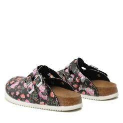 Mules / Sandales De Bain Birkenstock Kay Prof 1016662 Blooming Roses Black -Birkenstock mules sandales de bain birkenstock kay prof 1016662 blooming roses black 2