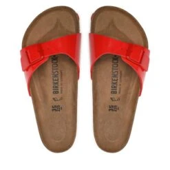 Mules / Sandales De Bain Birkenstock Madrid Bs 1024060 Patent Cherry -Birkenstock mules sandales de bain birkenstock madrid bs 1024060 patent cherry 4